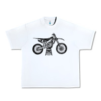 White YZ450F Eli Tomac Motorcycles Urban Heavy Tee - linhVisuals