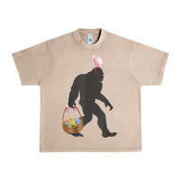 French Oak funny bigfoot easter design with easter basket and bigfoot t shirt Urban Heavy Tee - linhVisuals