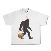 Lunar Rock funny bigfoot easter design with easter basket and bigfoot t shirt Urban Heavy Tee - linhVisuals