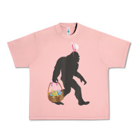 Salmon funny bigfoot easter design with easter basket and bigfoot t shirt Urban Heavy Tee - linhVisuals