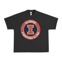 Pigment Black illinois fighting illini Urban Heavy Tee - linhVisuals