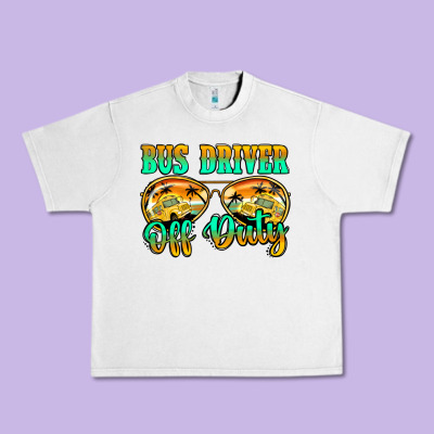 Bus Driver Off Duty Urban Heavy Tee Designed By Jasminsmagicworld