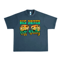 Midnight Navy Bus Driver Off Duty Urban Heavy Tee - Jasminsmagicworld