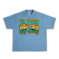 Pebble Blue Bus Driver Off Duty Urban Heavy Tee - Jasminsmagicworld