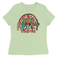 Matcha Merry Christmas Ladies Tee - CowhideDigitalArt