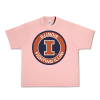 Salmon illinois fighting illini Urban Heavy Tee - linhVisuals
