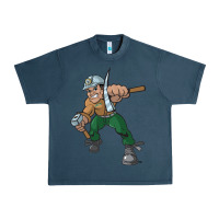Midnight Navy montana technological university orediggers vectorized Urban Heavy Tee - linhVisuals