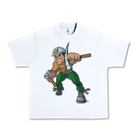 White montana technological university orediggers vectorized Urban Heavy Tee - linhVisuals