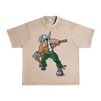 French Oak montana technological university orediggers vectorized Urban Heavy Tee - linhVisuals