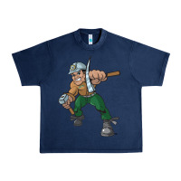 Navy montana technological university orediggers vectorized Urban Heavy Tee - linhVisuals
