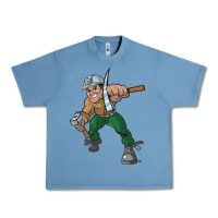 Pebble Blue montana technological university orediggers vectorized Urban Heavy Tee - linhVisuals