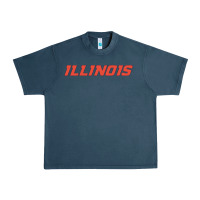 Midnight Navy illinois fighting illini Urban Heavy Tee - linhVisuals