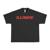 Pigment Black illinois fighting illini Urban Heavy Tee - linhVisuals