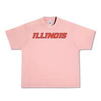 Salmon illinois fighting illini Urban Heavy Tee - linhVisuals