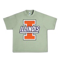 Oil Green illinois fighting illini Urban Heavy Tee - linhVisuals