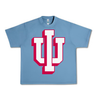 Pebble Blue indiana hoosiers Urban Heavy Tee - linhVisuals