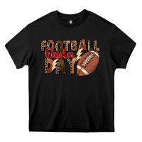 Black football kinda day Heavy Core Tee - FaDigitalArtStudio