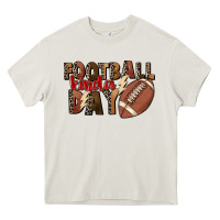 Cream football kinda day Heavy Core Tee - FaDigitalArtStudio