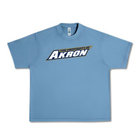 Pebble Blue akron university Urban Heavy Tee - linhVisuals