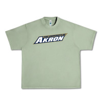 Oil Green akron university Urban Heavy Tee - linhVisuals