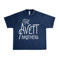 Navy the avett brothers Urban Heavy Tee - linhVisuals