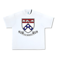 White the pennsylvania quakers Urban Heavy Tee - linhVisuals