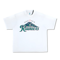 White the tacoma rainiers Baseball Urban Heavy Tee - linhVisuals