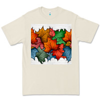 Bone autumn  leaves seamless pattern Premium Tee - BundleAndBundleShop