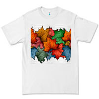 White autumn  leaves seamless pattern Premium Tee - BundleAndBundleShop
