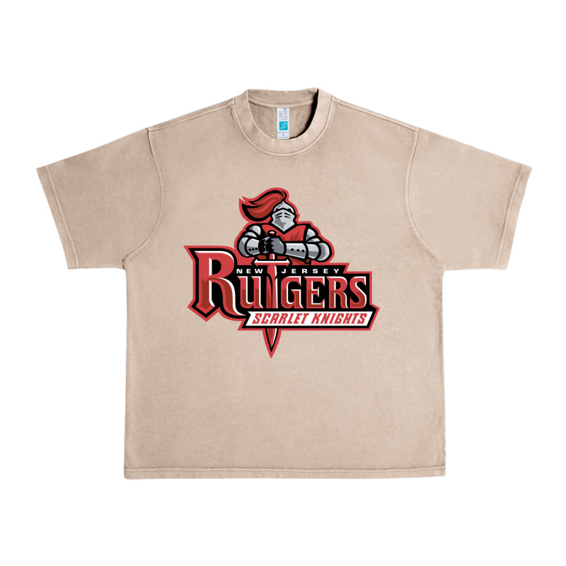The Rutgers Scarlet Knights Urban Heavy Tee by linhVisuals | Teevron