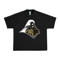 Black purdue boilermakers Urban Heavy Tee - linhVisuals