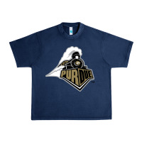 Navy purdue boilermakers Urban Heavy Tee - linhVisuals