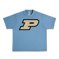 Pebble Blue purdue boilermakers Urban Heavy Tee - linhVisuals
