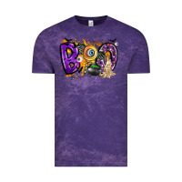 Cloud Purple boo Vintage Tee - CowhideDigitalArt