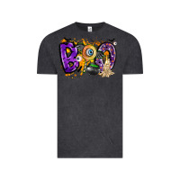 Vintage Black boo Vintage Tee - CowhideDigitalArt