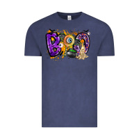 Vintage Denim boo Vintage Tee - CowhideDigitalArt