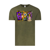 Vintage Olive boo Vintage Tee - CowhideDigitalArt