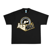 Black purdue boilermakers Urban Heavy Tee - linhVisuals