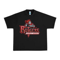 Black rutgers scarlet knights Urban Heavy Tee - linhVisuals