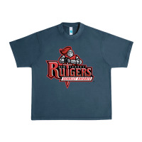Midnight Navy rutgers scarlet knights Urban Heavy Tee - linhVisuals