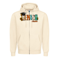 Sandshell Mom of a Senior 2021 Zipper Hoodie - Jasminsmagicworld