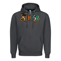 Smoke Mom of a Senior 2021 Zipper Hoodie - Jasminsmagicworld
