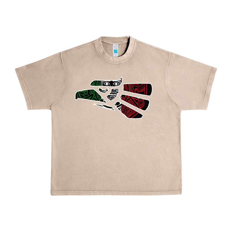 Hecho En Mexico Aztec Calendar Mexican Eagle T Shirt Urban Heavy Tee by linhVisuals | Teevron