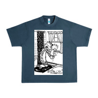Midnight Navy calvin Urban Heavy Tee - linhVisuals