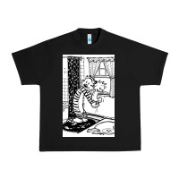 Black calvin Urban Heavy Tee - linhVisuals