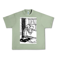 Oil Green calvin Urban Heavy Tee - linhVisuals