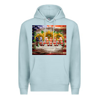 Blue Mist patriotic nana Premium Hoodie - BarkalooDesign