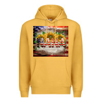 Mustard patriotic nana Premium Hoodie - BarkalooDesign