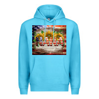 Ocean Blue patriotic nana Premium Hoodie - BarkalooDesign