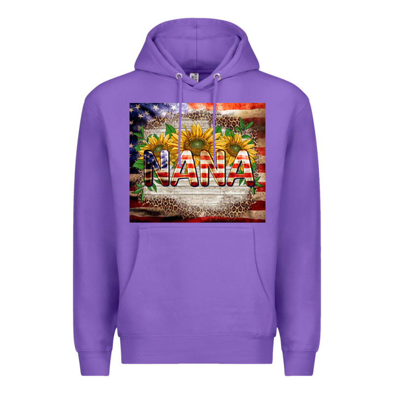 Patriotic Nana Premium Hoodie by BarkalooDesign | Teevron